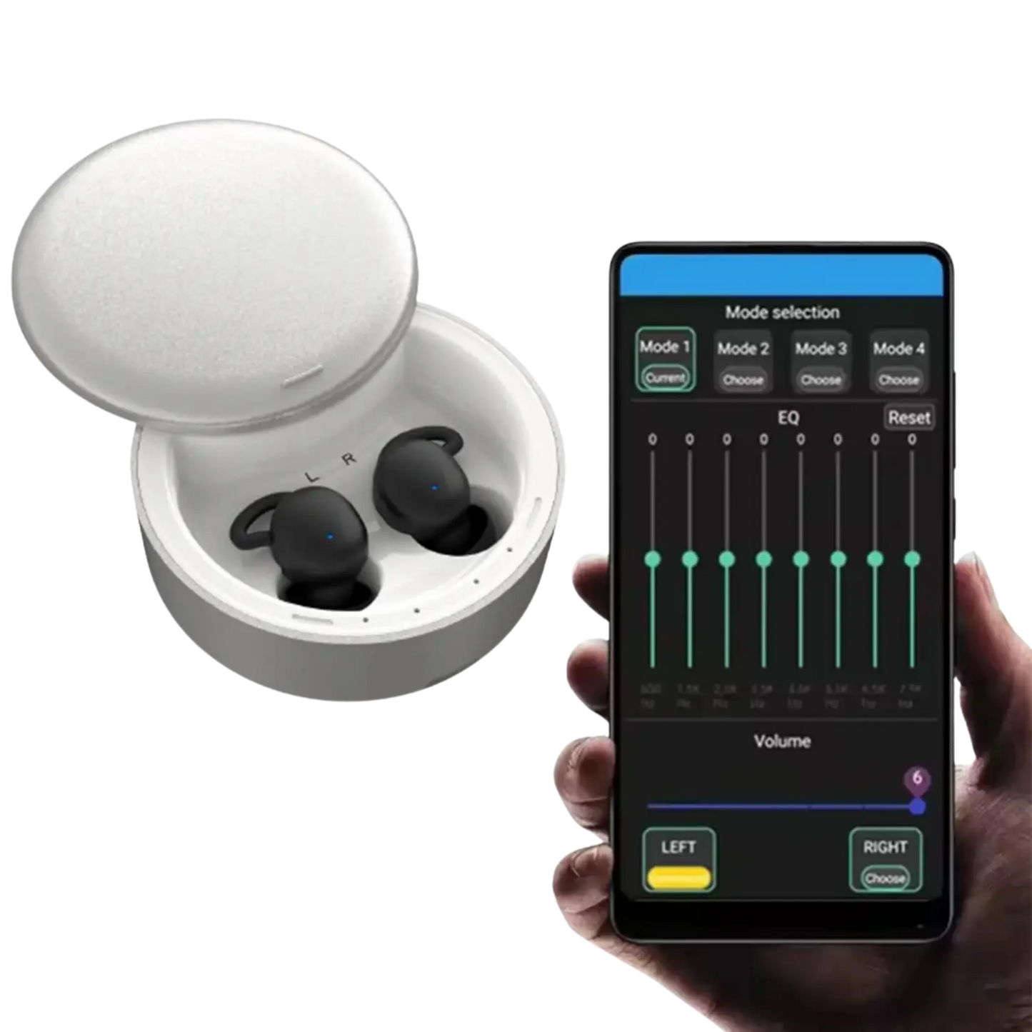 Selfhears™ ITE Stylish Smart Hearing (App Controlled)